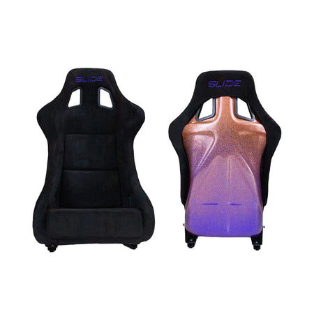 SLIDE KS2 Rennsitz Wildleder schwarz / Gradient Glanz