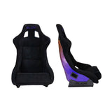 SLIDE KS2 Rennsitz Wildleder schwarz / Gradient Glanz