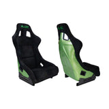 SLIDE KS2 Rennsitz Wildleder schwarz / grün Glanz