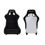 SLIDE KS2 Rennsitz Wildleder schwarz / weiß Glanz