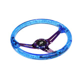 SLIDE Manji Sportlenkrad Acryl Blau (geschüsselt)