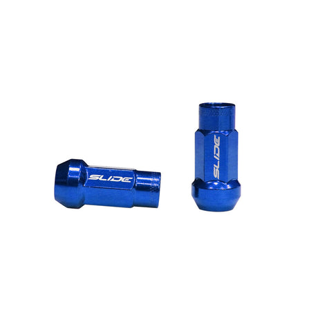 SLIDE Radmuttern Lug Nuts M12x1,25 Blau (20 Stück)