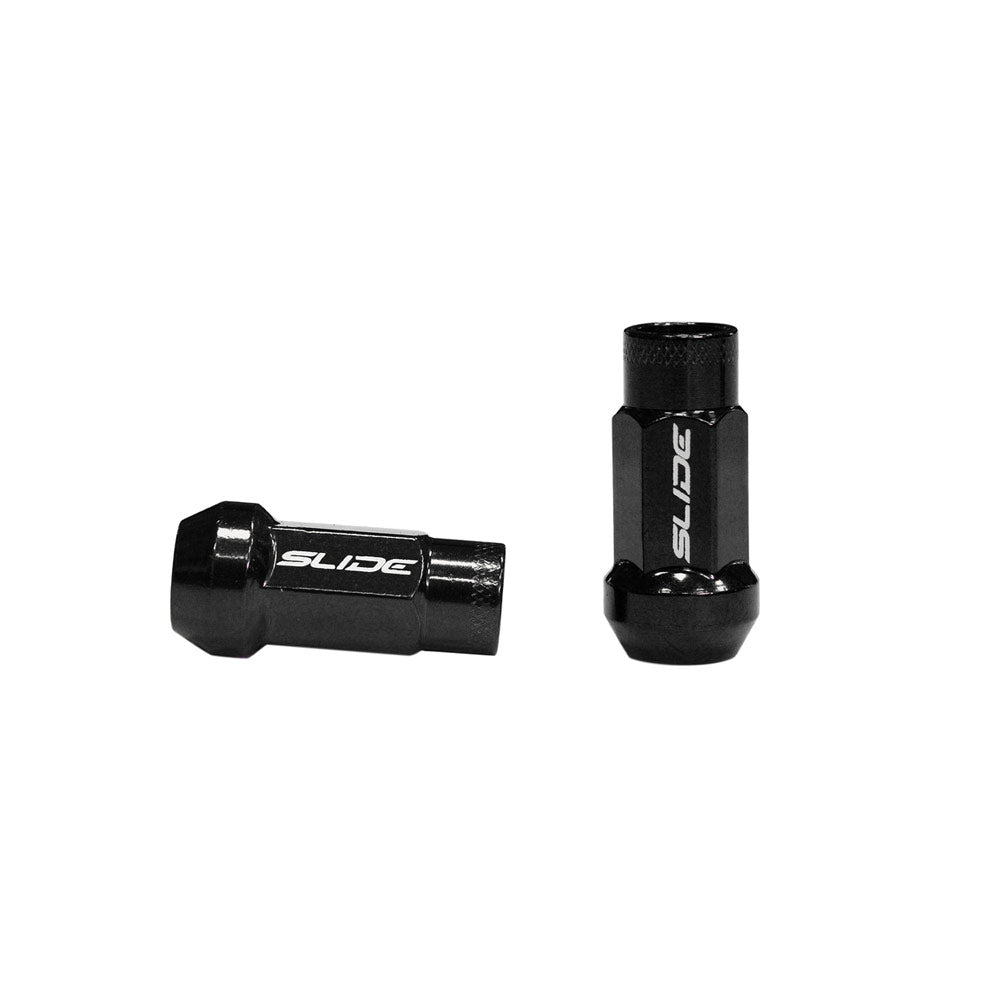 SLIDE Radmuttern Lug Nuts M12x1,25 Schwarz (20 Stück)