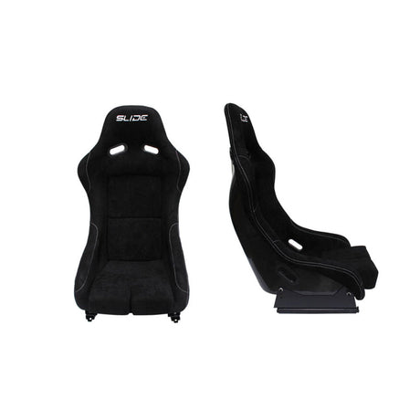 SLIDE RS Rennsitz Wildleder schwarz Carbon