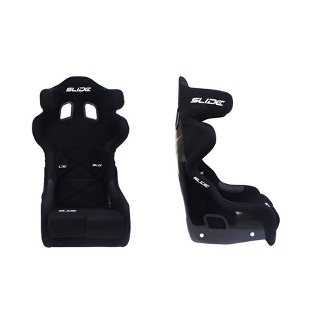 SLIDE RS7 Rennsitz Wildleder schwarz (FIA)