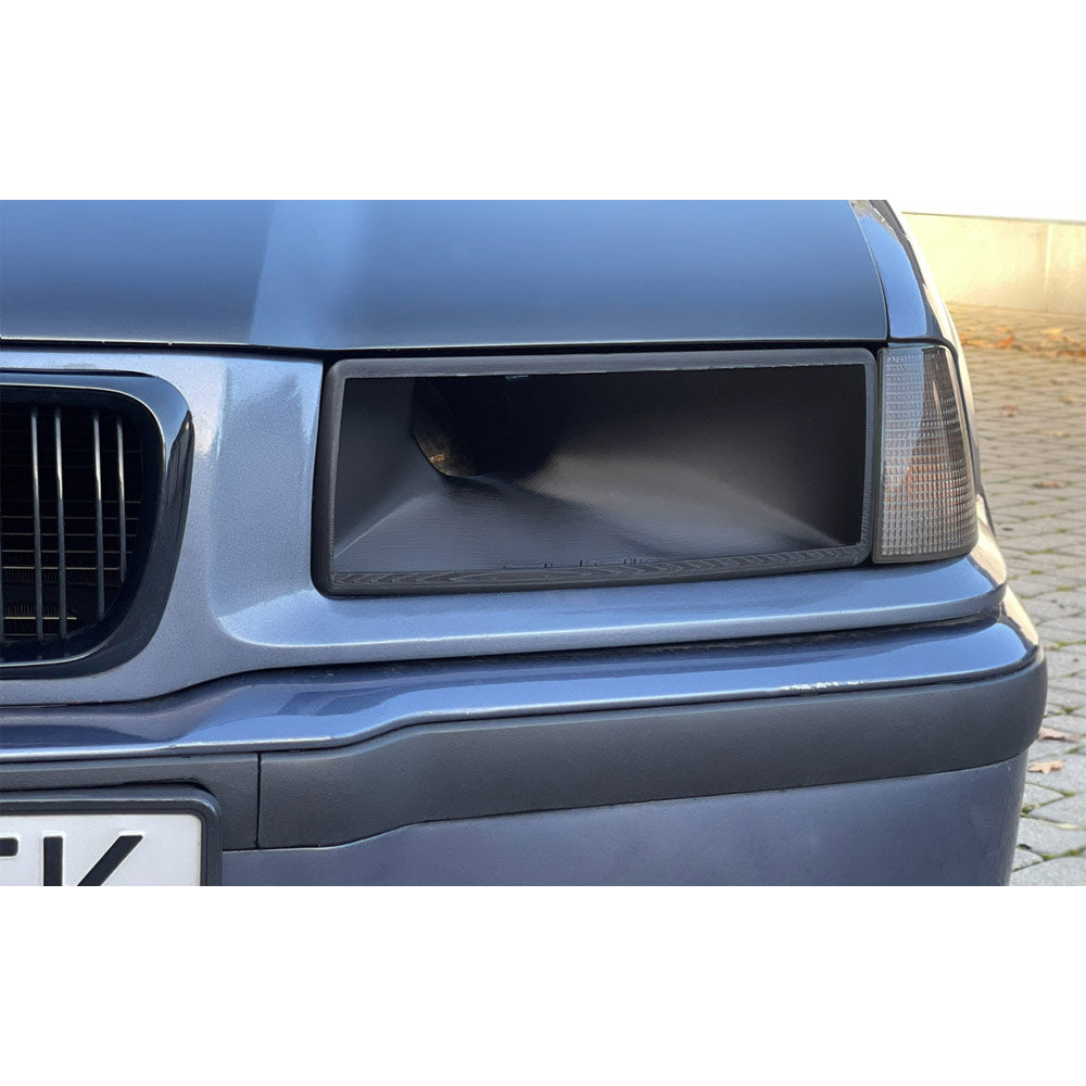 SLIDE Scheinwerfer-Einsatz Air Scoop passend für BMW E36 mit Schlauchanschluss