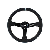 SLIDE Touge Race DS Sportlenkrad Leder schwarz (geschüsselt)