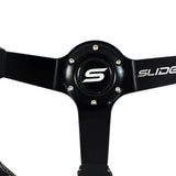 SLIDE Touge Race DS Sportlenkrad Leder schwarz (geschüsselt)