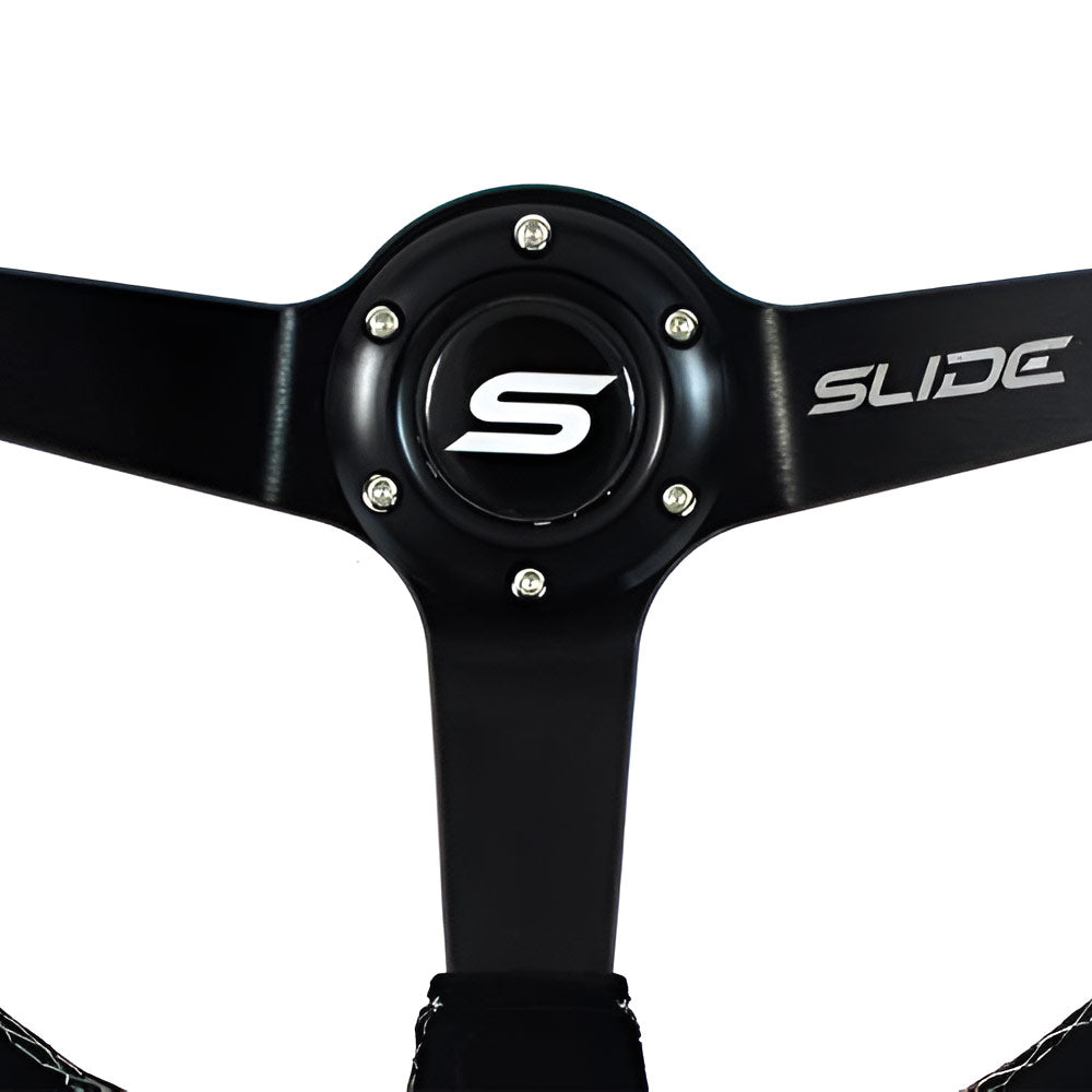SLIDE Touge Race DS Sportlenkrad Wildleder schwarz (geschüsselt)