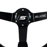 SLIDE Touge Race DS Sportlenkrad Wildleder schwarz (geschüsselt)