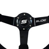 SLIDE Touge Race KS Sportlenkrad Wildleder schwarz (geschüsselt)