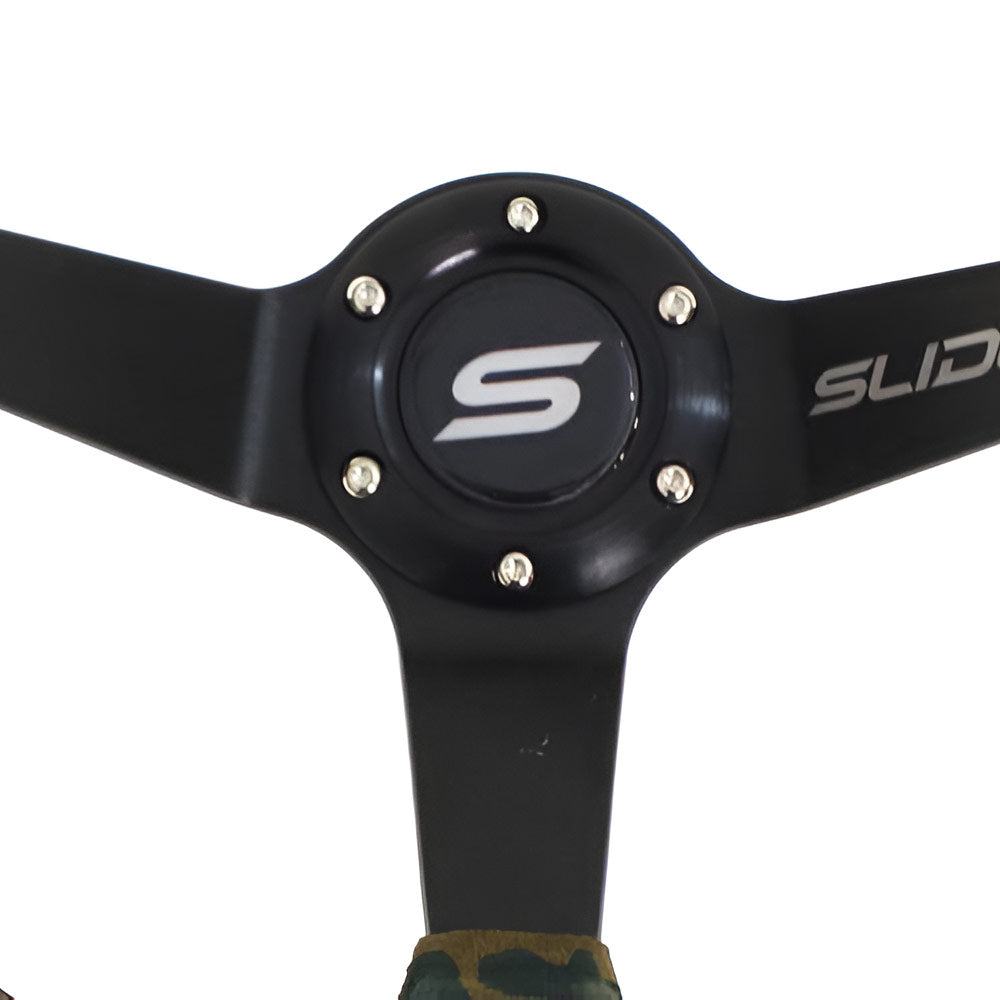 SLIDE Touge Sportlenkrad Wildleder Camo (geschüsselt)