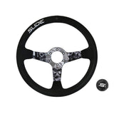SLIDE Touge Sportlenkrad Wildleder schwarz Motorsport Design (geschüsselt)