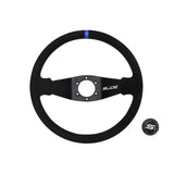 SLIDE Two Spoke BS Sportlenkrad Wildleder schwarz (geschüsselt)