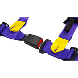 SLIDE V2 4-Punkt Sicherheitsgurt 2" lila (E4)