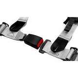 SLIDE V2 4-Punkt Sicherheitsgurt 2" silber (E4)