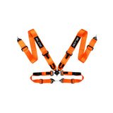 SLIDE V2 4-Punkt Sicherheitsgurt 3" orange mit Schnellverschluss Drehknopf