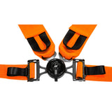 SLIDE V2 4-Punkt Sicherheitsgurt 3" orange mit Schnellverschluss Drehknopf