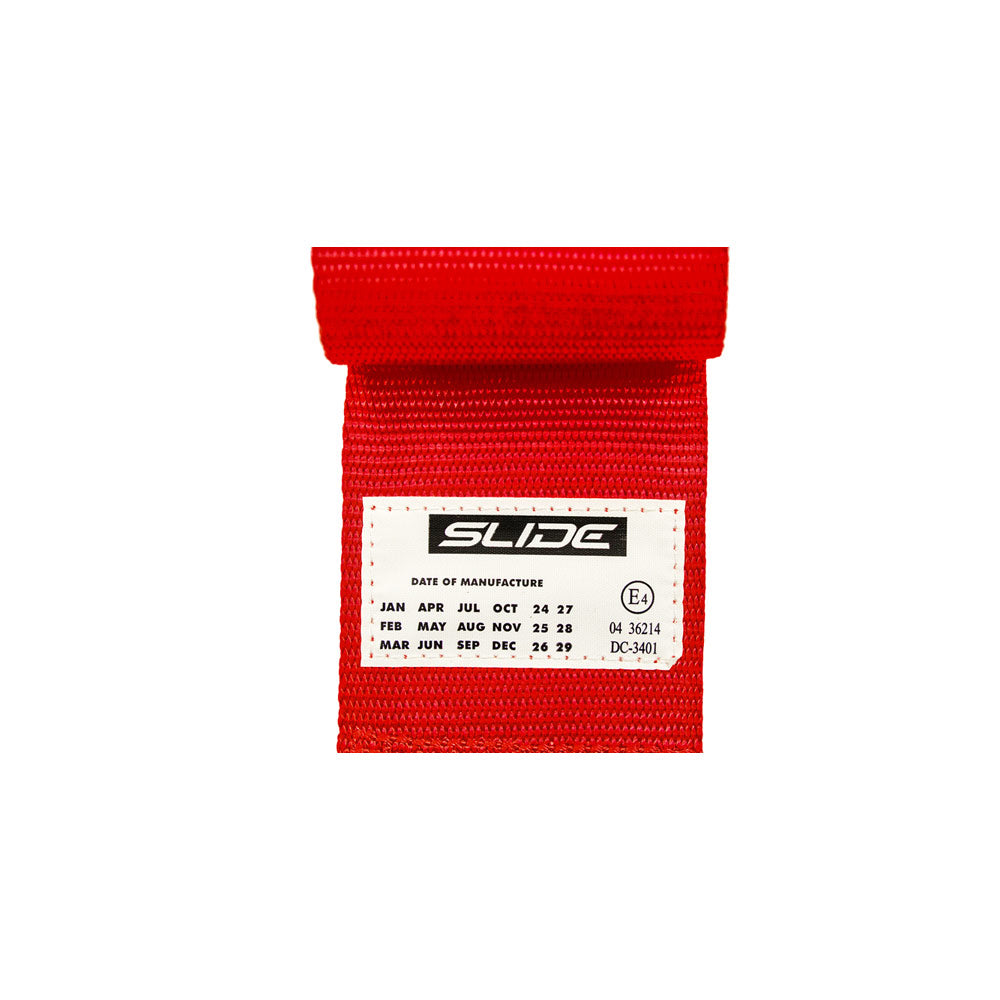 SLIDE V2 4-Punkt Sicherheitsgurt 3" rot (E4)
