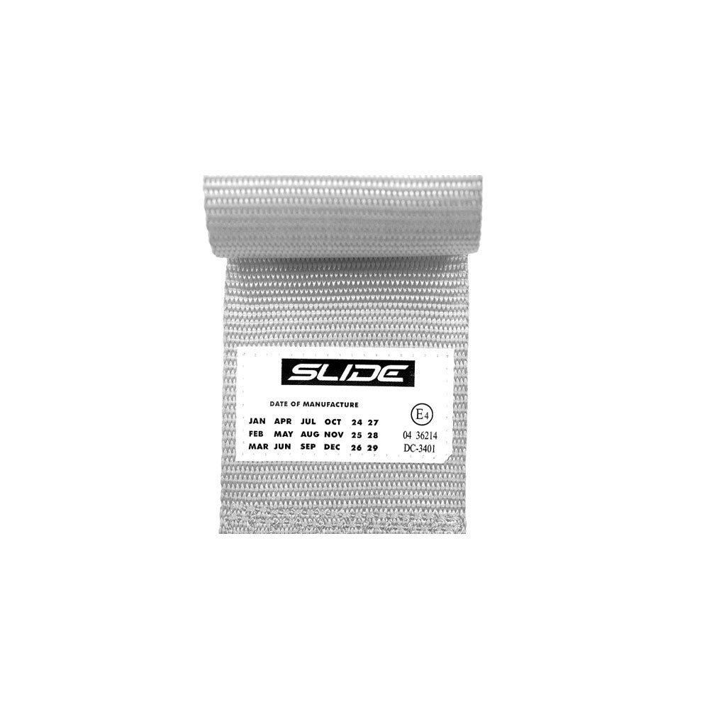 SLIDE V2 4-Punkt Sicherheitsgurt 3" silber (E4)