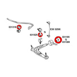 STRONGFLEX Buchsen Set passend für BMW Z1 Vorderachse (PU)