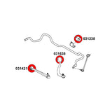 STRONGFLEX Buchsen Set passend für BMW E38 Vorderachse & Hinterachse (PU)