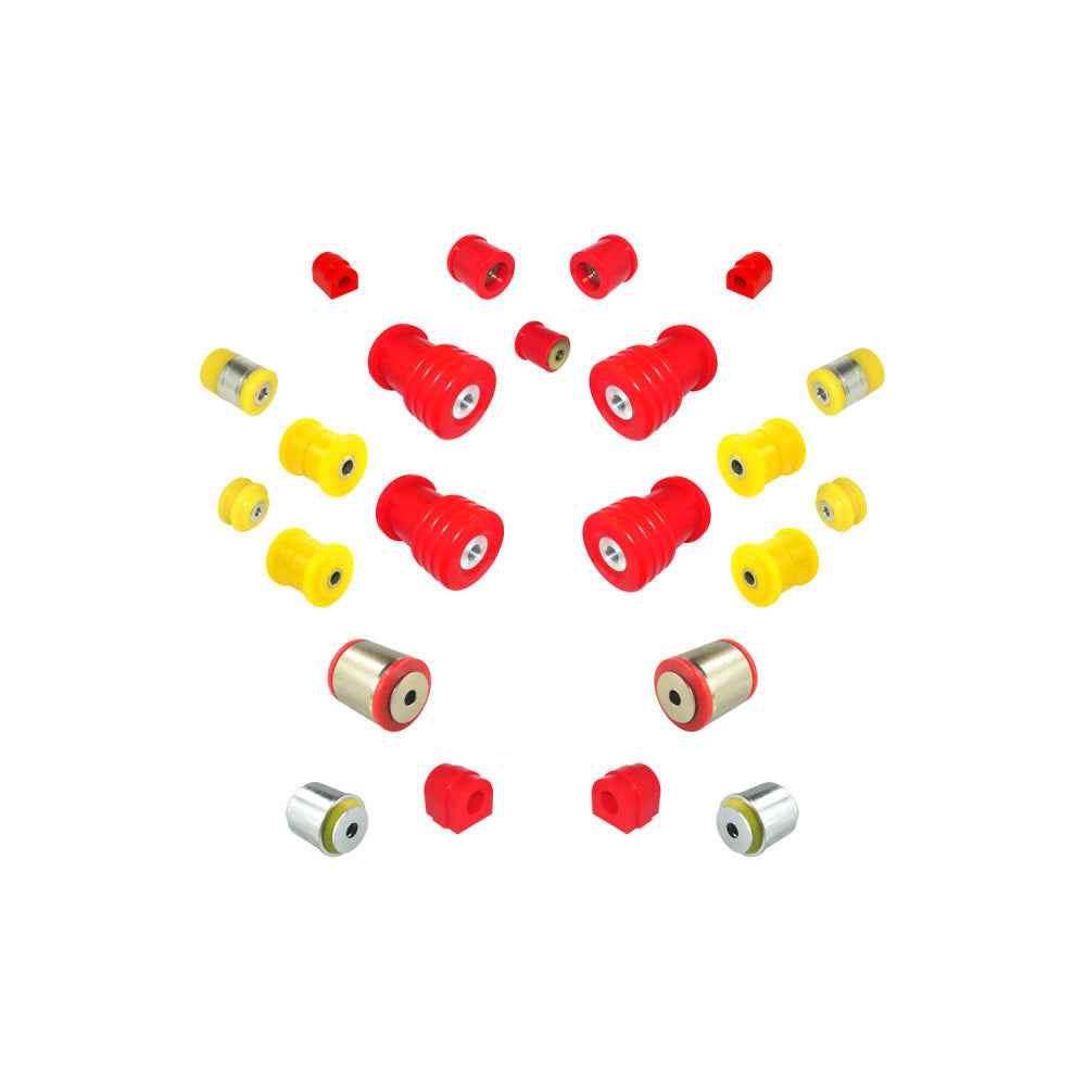 STRONGFLEX Buchsen Set passend für BMW E39 Touring Vorderachse & Hinterachse (PU)