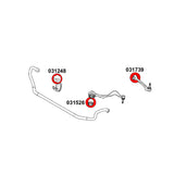 STRONGFLEX Buchsen Set passend für BMW E81 E82 E87 E88 Vorderachse & Hinterachse (PU)