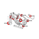 STRONGFLEX Buchsen Set passend für BMW E81 E82 E87 E88 Vorderachse & Hinterachse (PU)