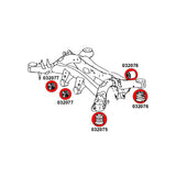 STRONGFLEX Buchsen Set passend für BMW G22 G23 G26 Vorderachse & Hinterachse (PU)