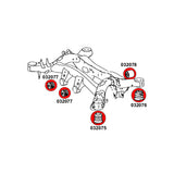 STRONGFLEX Buchsen Set passend für BMW G42 G43 Vorderachse & Hinterachse (PU)