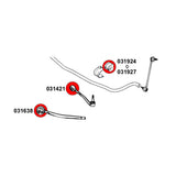 STRONGFLEX Buchsen Set passend für BMW X5 E53 Vorderachse & Hinterachse (PU)