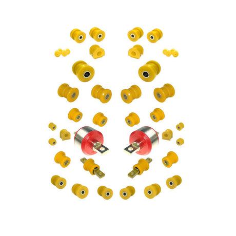 STRONGFLEX Buchsen Set passend für Honda CRX Del Sol Vorderachse & Hinterachse (PU)