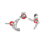 STRONGFLEX Buchsen Set passend für BMW F44 F45 F46 Vorderachse (PU)