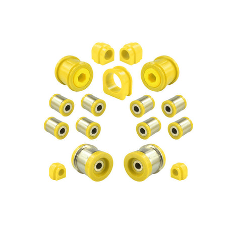 STRONGFLEX Buchsen Set passend für Mini R50 R52 R53 (ab 05/2003) Vorderachse & Hinterachse (PU)