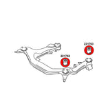 STRONGFLEX Buchsen Set passend für VW Passat B5 Vorderachse & Hinterachse (PU)