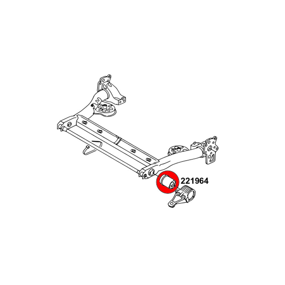 STRONGFLEX Buchsen Set passend für VW Passat B5 Vorderachse & Hinterachse (PU)