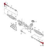 VERKLINE Bump-Steer Kit vordere Spurstangenköpfe passend für VW Eos MK5 MK6