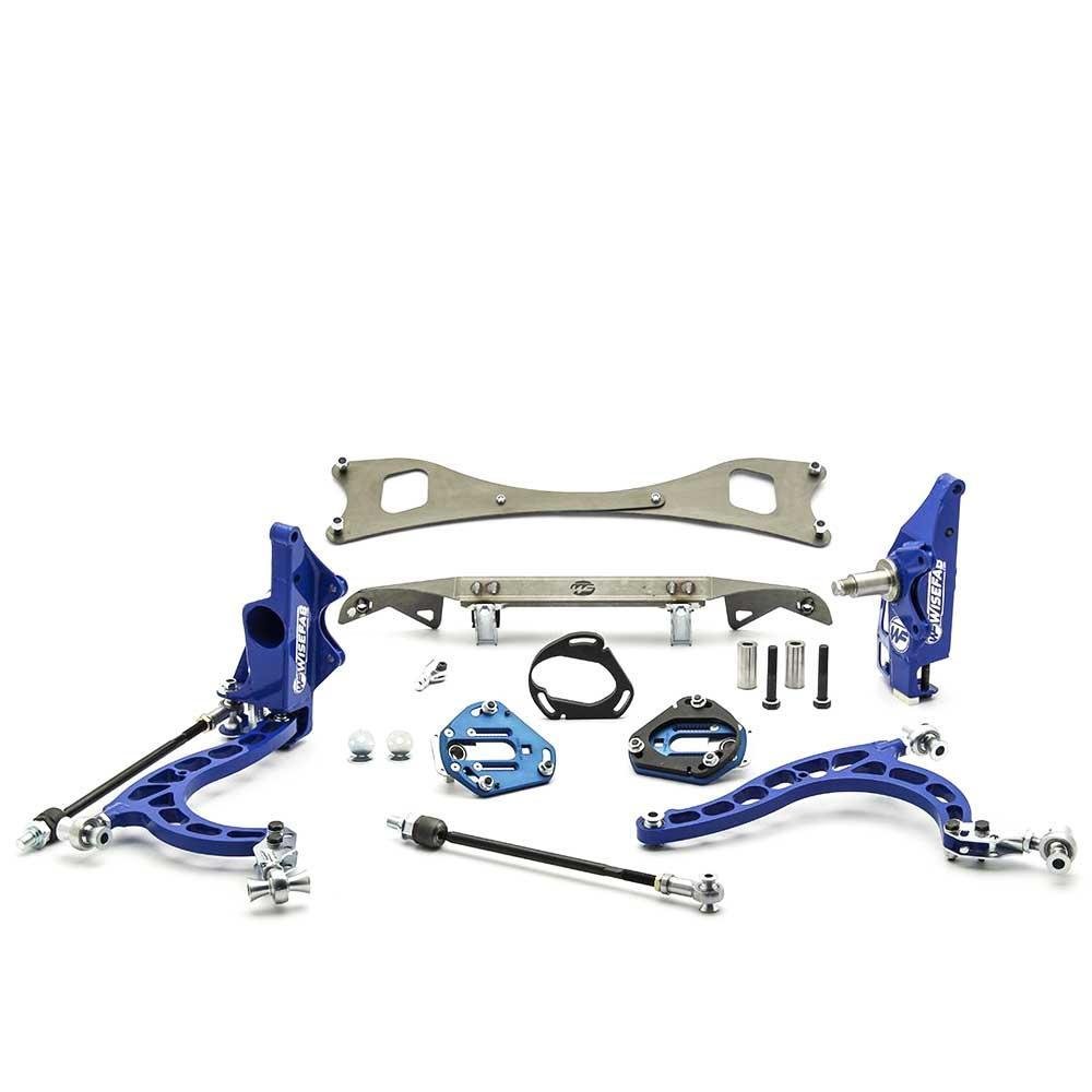 WISEFAB DRIFT Rack Relocation Lenkwinkel Kit V2 passend für Nissan S13 Vorderachse