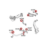 STRONGFLEX Audi A4 / S4 B5 Buchsen Set Vorderachse (PU) - PARTS33 GmbH