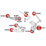 STRONGFLEX VW Phaeton Buchsen Set Hinterachse (PU) - PARTS33 GmbH