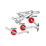 STRONGFLEX BMW F30 F31 F34 Buchsen Set Vorderachse & Hinterachse (PU) - PARTS33 GmbH