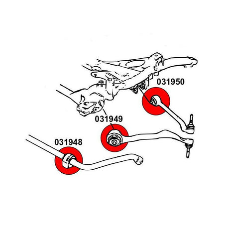 STRONGFLEX BMW F20 F21 Buchsen Set Vorderachse & Hinterachse (PU) - PARTS33 GmbH