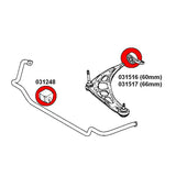 STRONGFLEX BMW E46 M3 Buchsen Set Vorderachse & Hinterachse (PU) - PARTS33 GmbH