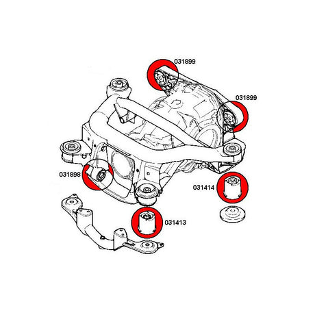 STRONGFLEX BMW E46 M3 Buchsen Set Vorderachse & Hinterachse (PU) - PARTS33 GmbH