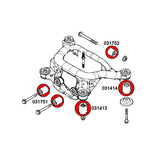 STRONGFLEX BMW X3 E83 Buchsen Set Vorderachse & Hinterachse (PU) - PARTS33 GmbH