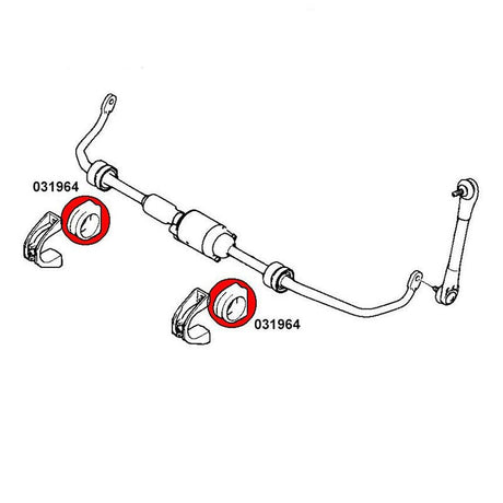 STRONGFLEX BMW E60 E61 Buchsen Set Vorderachse (PU) - PARTS33 GmbH