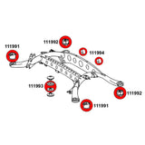 STRONGFLEX Mercedes W140 Buchsen Set Vorderachse & Hinterachse (PU) - PARTS33 GmbH