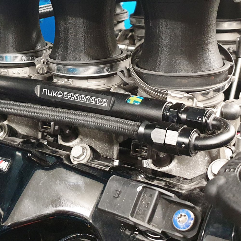 NUKE PERFORMANCE Motorsport Kraftstoffverteiler BMW S65 Bolt-On - PARTS33 GmbH