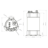 NUKE PERFORMANCE 2G Rennsport Surgetank Kit (für interne Kraftstoffpumpen) - PARTS33 GmbH